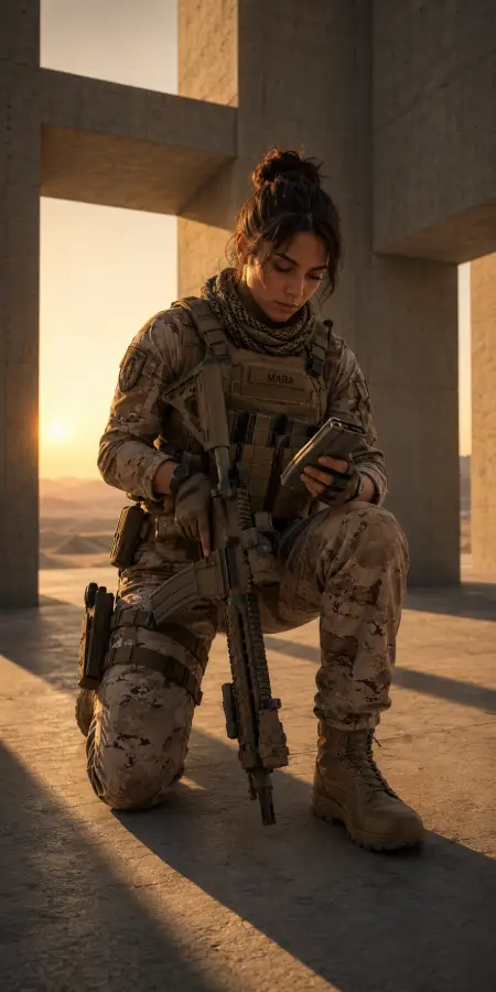 Mara Call Of Duty Reloading Rifle — ue5 phone wallpaper