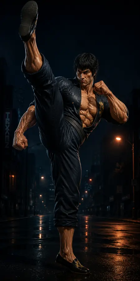 Marshall Law Executing High Vertical Kick 4K wallpaper for desktop and mobile - Pixbee