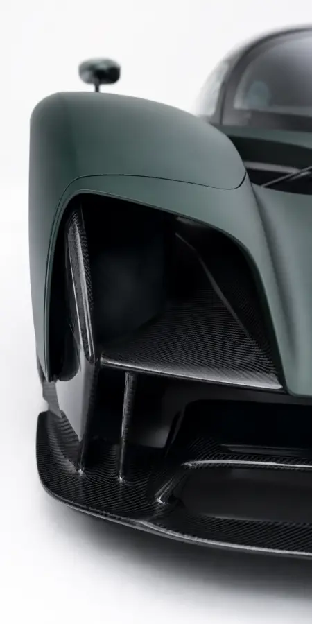 Matte Green Supercar Front Carbon Canard — cars phone wallpaper