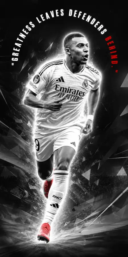 Mbappé Football Greatness Unleashed 4K wallpaper for desktop and mobile - Pixbee