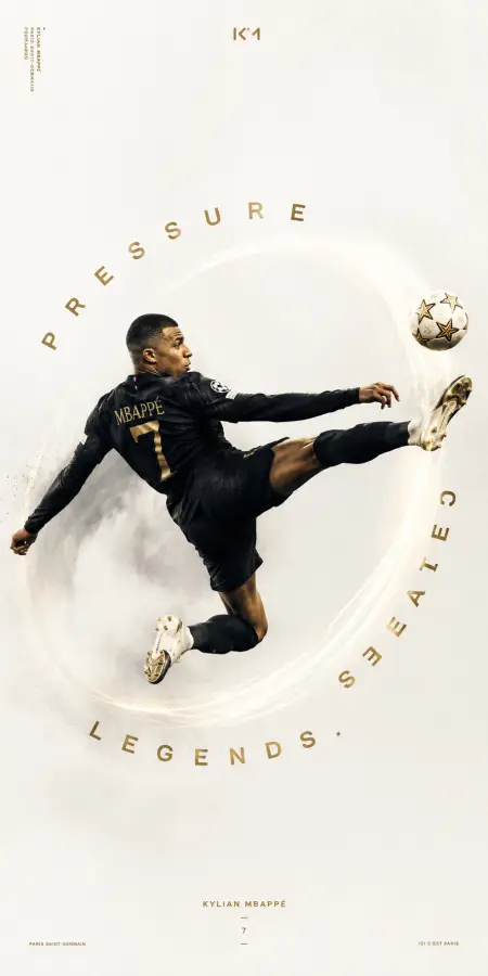 Mbappé Football Legends Precision Strike 4K wallpaper for desktop and mobile - Pixbee