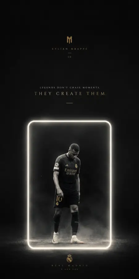 Mbappé Football New Era Legend 4K wallpaper for desktop and mobile - Pixbee