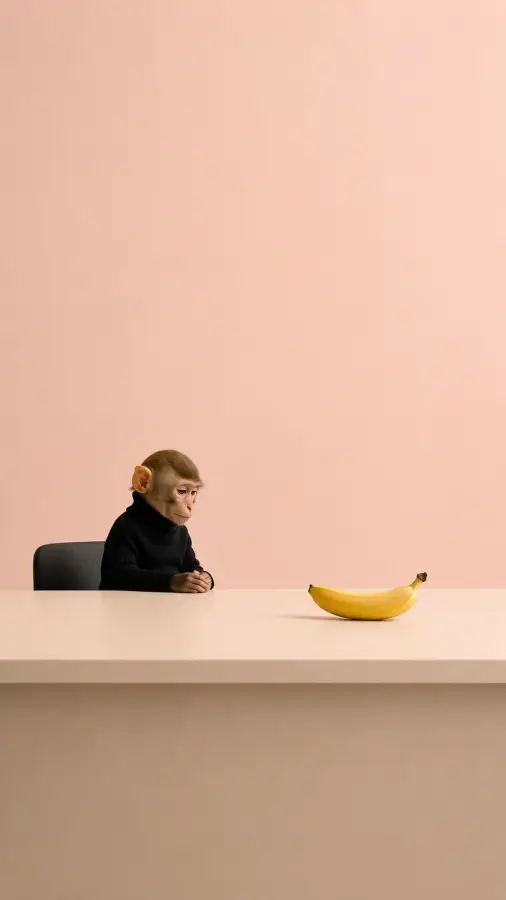 “Me pretending I’m not obsessed while staring at my last banana. 🍌” 4K wallpaper for desktop and mobile - Pixbee