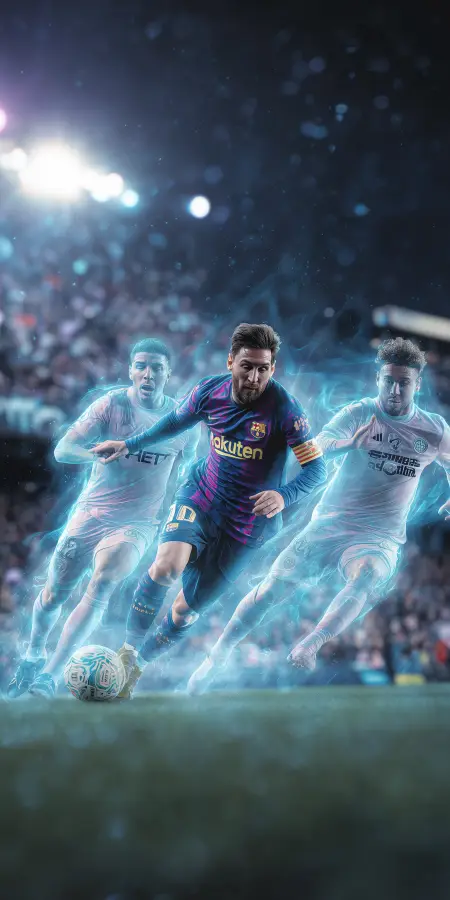 Messi Dribble Magic Unleashed 4K wallpaper for desktop and mobile - Pixbee