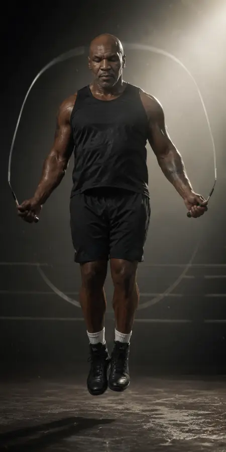 Mike Tyson Jump Rope Workout — iphone wallpapers phone wallpaper