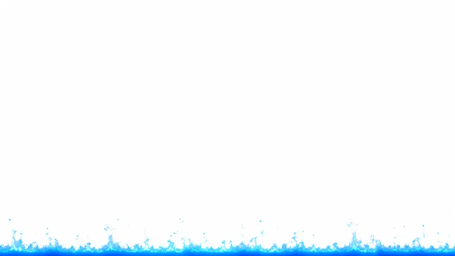 Minimalist Blue Fire Border White Background 4K wallpaper for desktop and mobile - Pixbee
