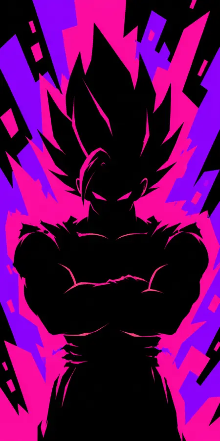 Minimalist Gohan Beast Pink Aura Wallpaper 4K wallpaper for desktop and mobile - Pixbee