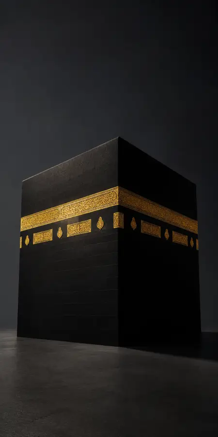 Modern 3D Render Of Holy Kaaba — islamic wallpaper phone wallpaper