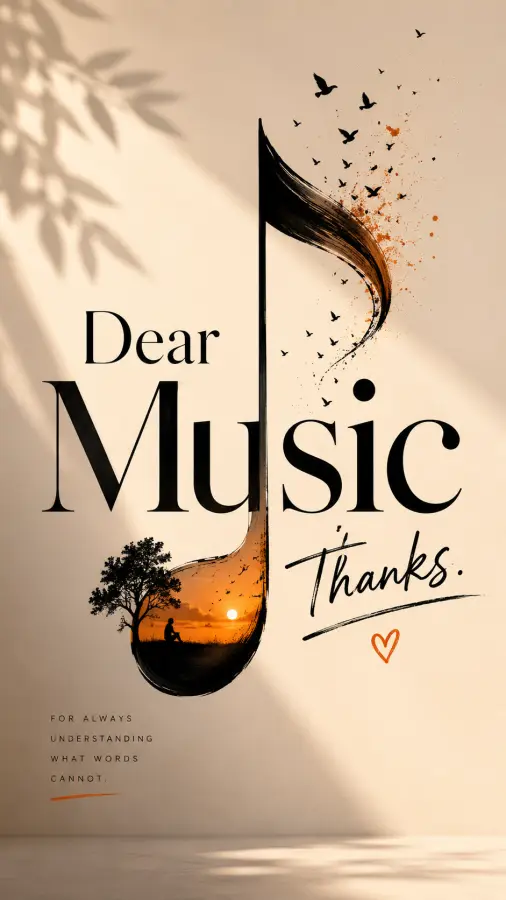 “Music healed what words never could.” 4K wallpaper for desktop and mobile - Pixbee