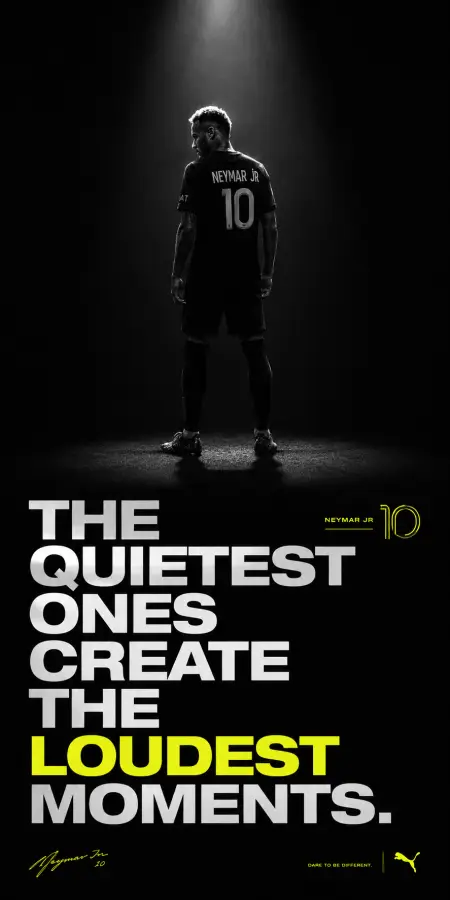 “Neymar Jr Football Magician: Quiet Moves, Loud Soccer Moments ⚽🔥” 4K wallpaper for desktop and mobile - Pixbee
