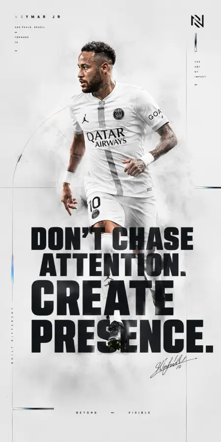 “Neymar Jr Football Star: Create Presence, Rule the Soccer Game ⚽🔥” 4K wallpaper for desktop and mobile - Pixbee