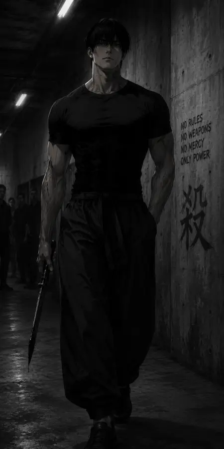 “No mercy. No fear. Just survival. 🖤🔪” 4K wallpaper for desktop and mobile - Pixbee