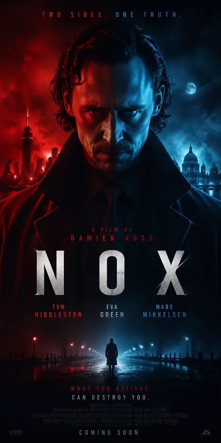 “NOX: Between Light and Darkness 🔥❄️” 4K wallpaper for desktop and mobile - Pixbee