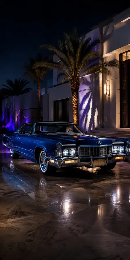 “Old money vibes, midnight shine. 💎🌴” 4K wallpaper for desktop and mobile - Pixbee