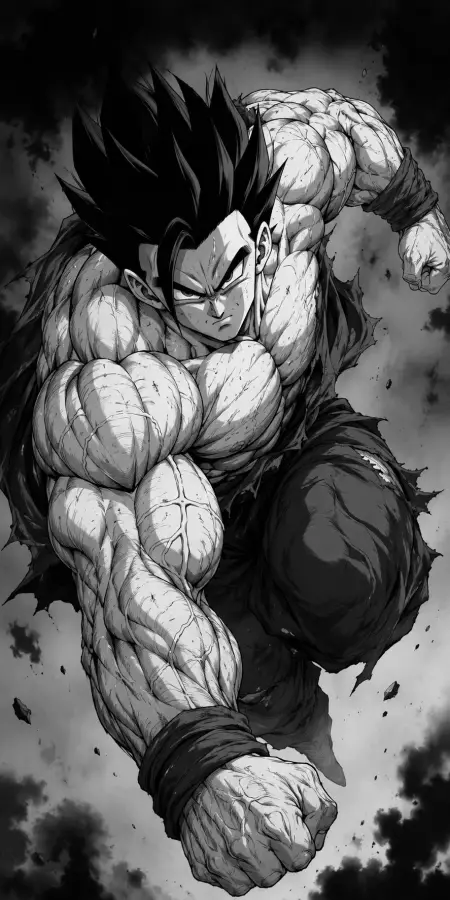 "One Punch Beyond Limits." - Gohan 4K wallpaper for desktop and mobile - Pixbee