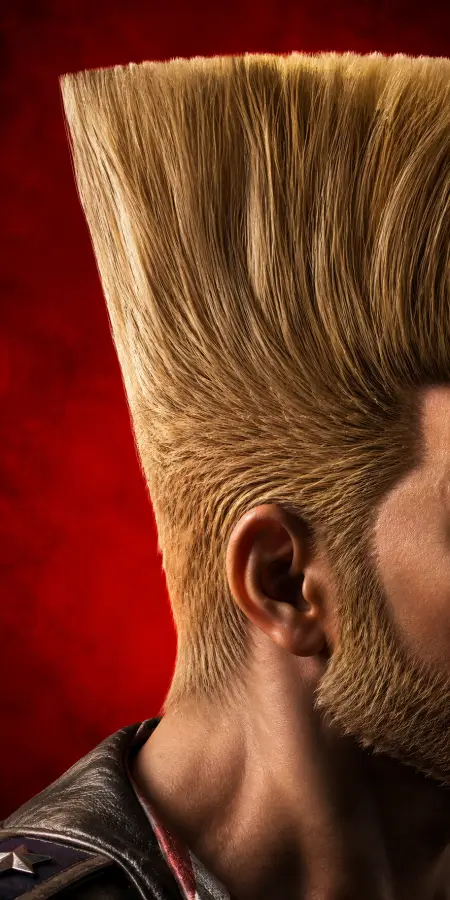 Paul Phoenix Iconic Flat Top Blonde Hair Profile 4K wallpaper for desktop and mobile - Pixbee