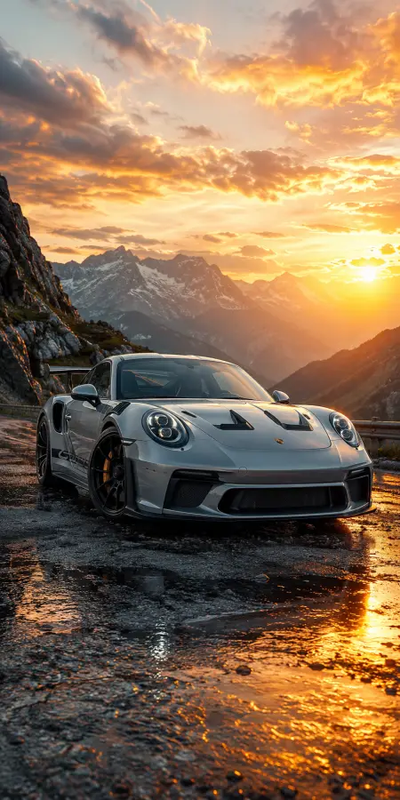 “Peak views. Peak machine. 🏔️⚡” 4K wallpaper for desktop and mobile - Pixbee