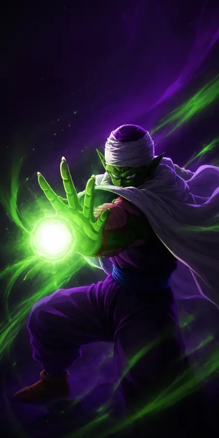 Piccolo: “One hand up… villain career down.” 4K wallpaper for desktop and mobile - Pixbee