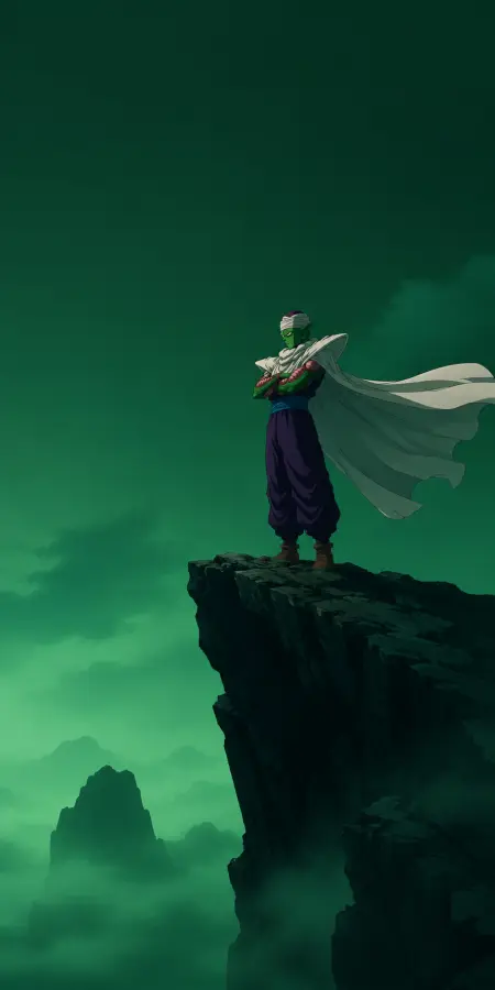 Piccolo: “Silent… but carrying the whole battlefield on his shoulders.” 4K wallpaper for desktop and mobile - Pixbee