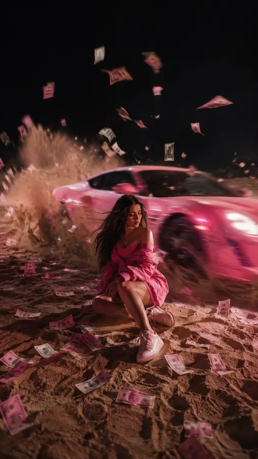 Pink Money, Fast Life 💖💸 4K wallpaper for desktop and mobile - Pixbee