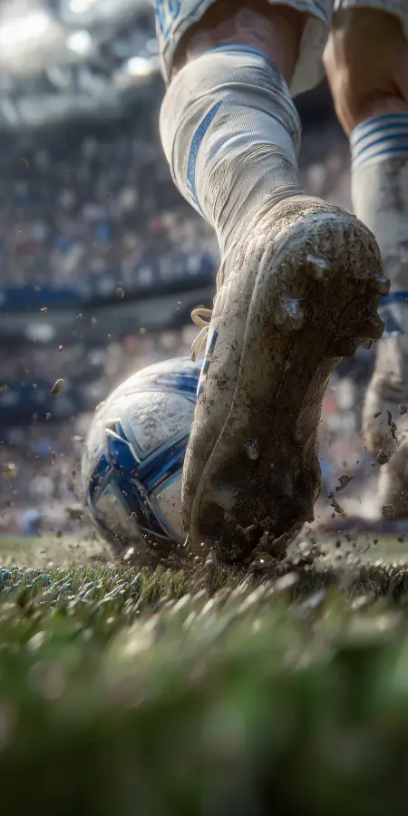 Power Strike Moment - Messi 4K wallpaper for desktop and mobile - Pixbee