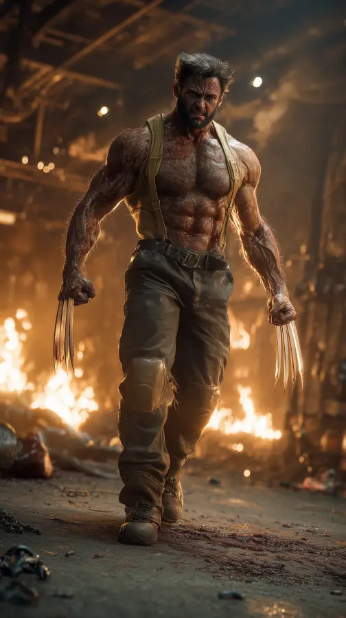 Raging Steel Clawed Warrior - Wolverine 4K wallpaper for desktop and mobile - Pixbee