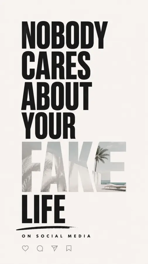 “Real life matters beyond social media.” 4K wallpaper for desktop and mobile - Pixbee