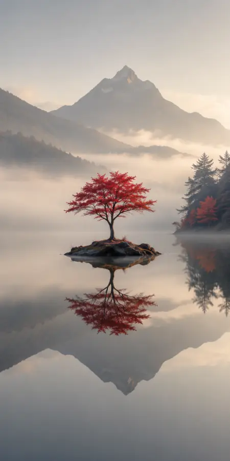 Reflections Of Solitary Grace 4K wallpaper for desktop and mobile - Pixbee