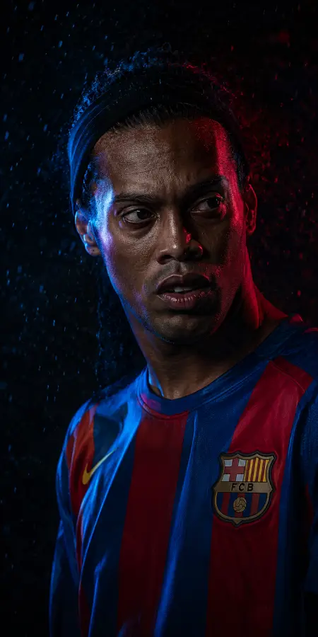 “Ronaldinho — Magic Under the Lights” 4K wallpaper for desktop and mobile - Pixbee