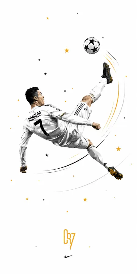 Ronaldo Football Soccer Bicycle Kick 4K wallpaper for desktop and mobile - Pixbee