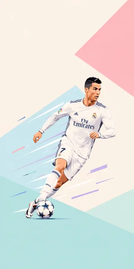 Ronaldo Football Soccer Dribble 4K wallpaper for desktop and mobile - Pixbee