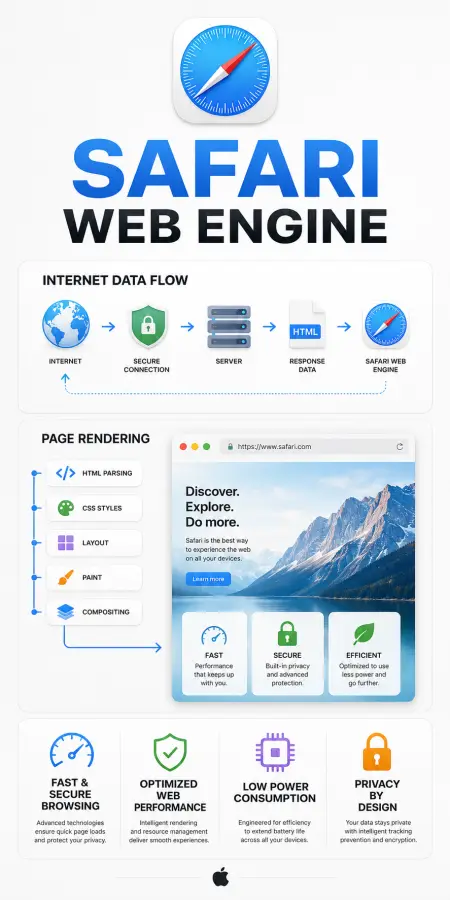 Safari: Apple’s Secure Web Browser Engine 4K wallpaper for desktop and mobile - Pixbee