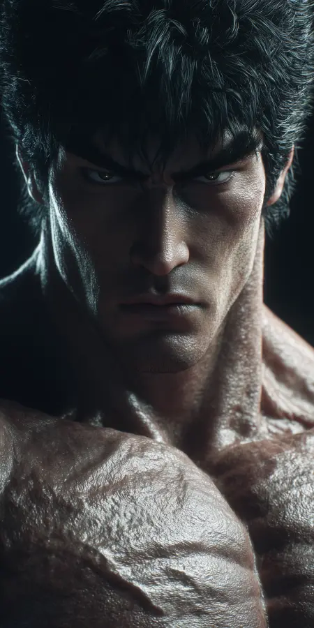 Savage Anime Fighter Rage 4K wallpaper for desktop and mobile - Pixbee