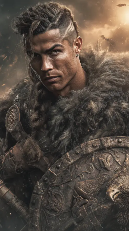 Savage Warrior King Rise - Cristiano Ronaldo 4K wallpaper for desktop and mobile - Pixbee
