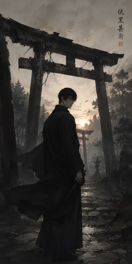 “Silence follows where Toji walks. 🌑⚔️” 4K wallpaper for desktop and mobile - Pixbee