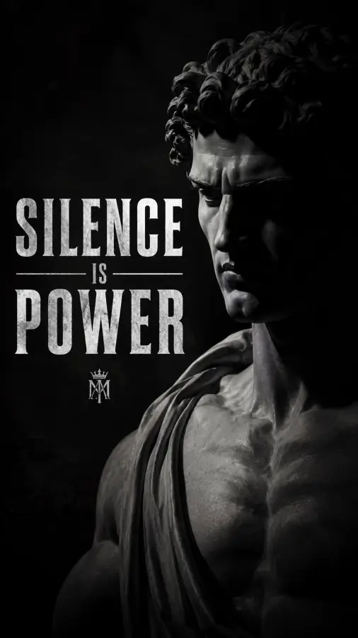 Silence Is Power — Rule in Shadows 4K wallpaper for desktop and mobile - Pixbee
