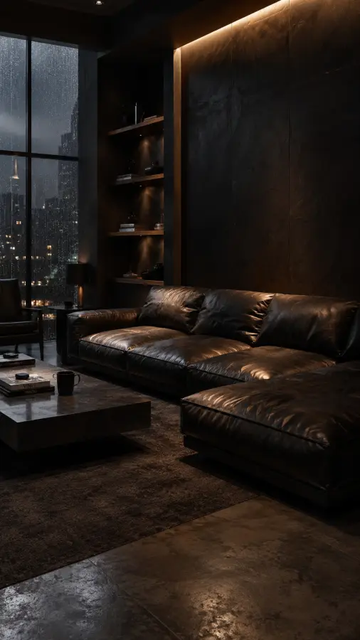 “Silence, rain, and a room full of peace — that’s luxury.” 4K wallpaper for desktop and mobile - Pixbee