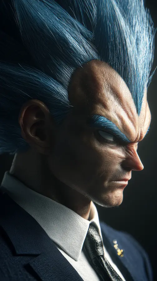 Silent Rage Business King - Vegeta 4K wallpaper for desktop and mobile - Pixbee