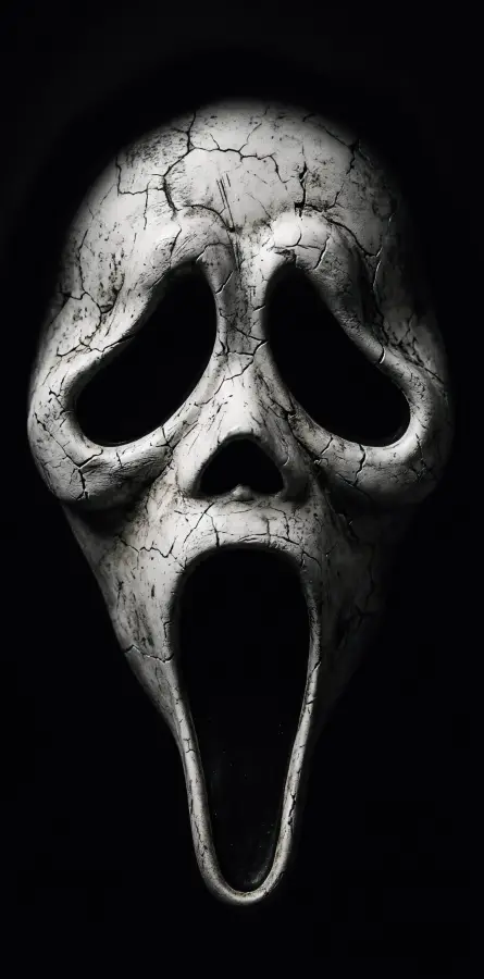 “Silent Scream: Face of Fear 😱🕯️” 4K wallpaper for desktop and mobile - Pixbee