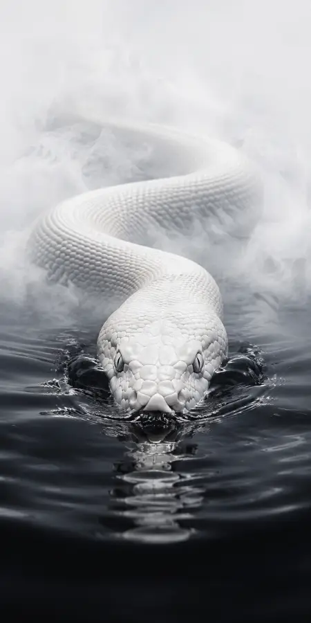 Silent Serpent Of Shadows 4K wallpaper for desktop and mobile - Pixbee