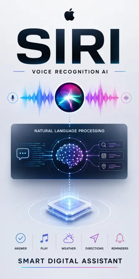 Siri: Apple’s Smart Voice Assistant 4K wallpaper for desktop and mobile - Pixbee