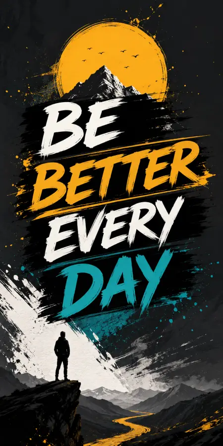 “Small progress daily becomes a legendary journey. ⚡” 4K wallpaper for desktop and mobile - Pixbee
