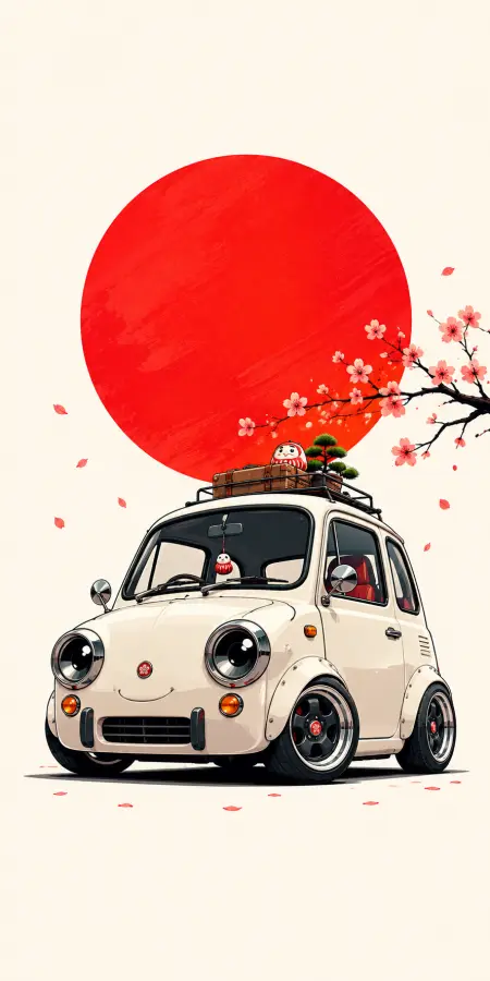 "Small Size. Endless Soul." 🌸🚗🇯🇵✨ 4K wallpaper for desktop and mobile - Pixbee