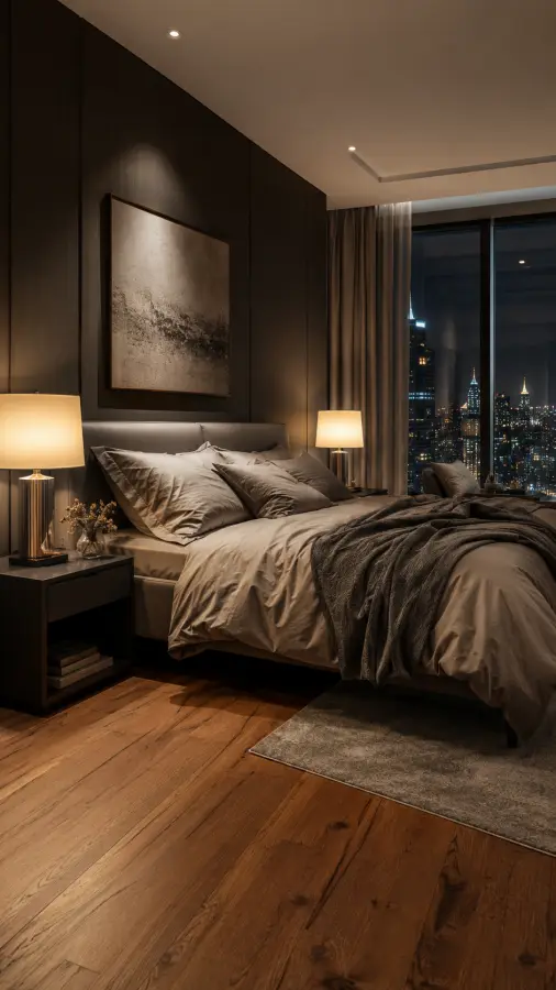“Soft lights, city nights, and the kind of peace money can’t buy.” 4K wallpaper for desktop and mobile - Pixbee