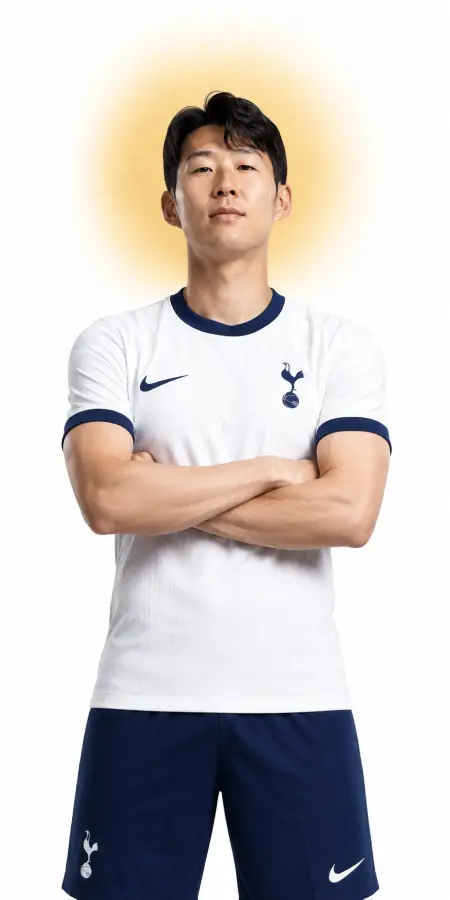 Son Heung Min Arms Crossed Studio Portrait — football phone wallpaper
