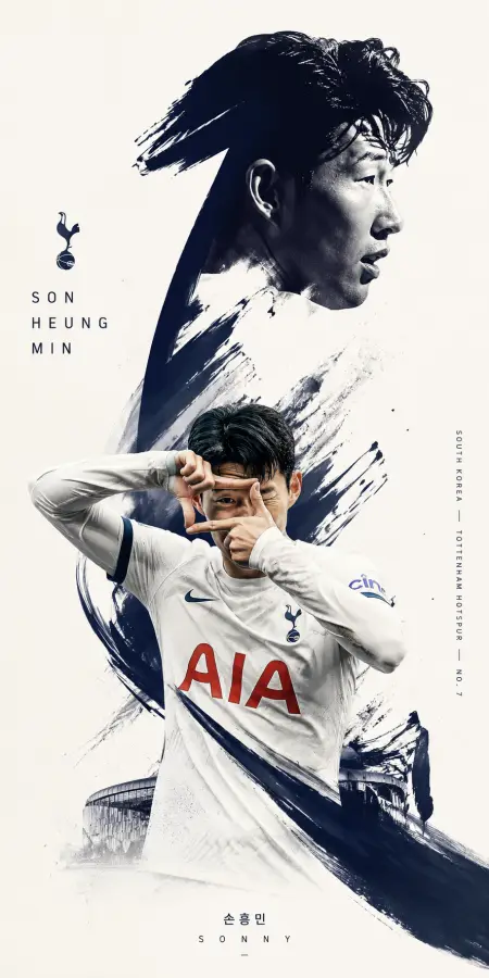 Son Heung Min Signature Camera Celebration Poster — football phone wallpaper