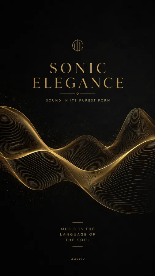 Sonic Elegance — Echoes of Perfection 4K wallpaper for desktop and mobile - Pixbee
