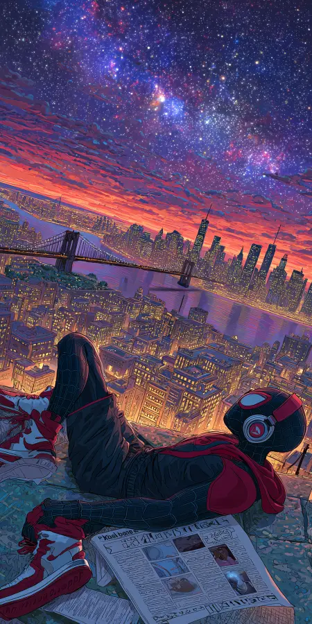 Spider Man City Dreams 4K wallpaper for desktop and mobile - Pixbee