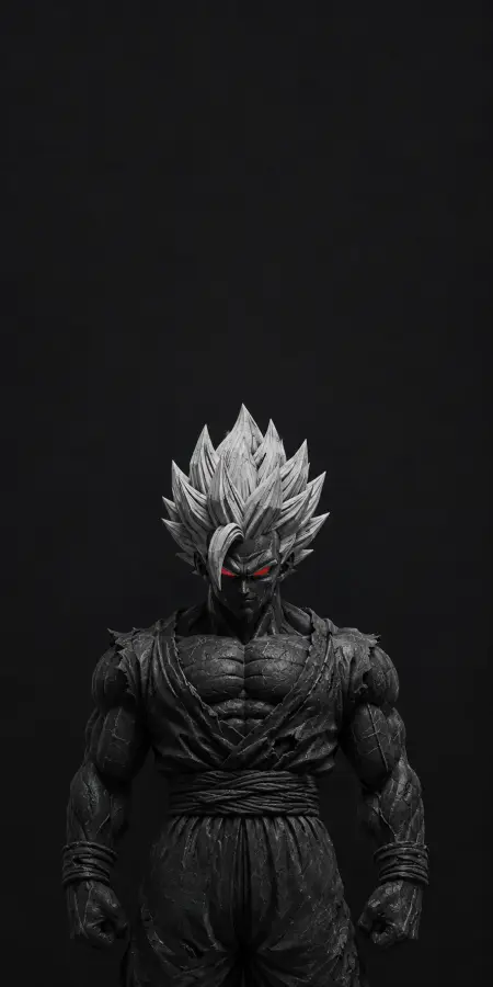 Stone Carved Gohan Beast Statue Wallpaper 4K wallpaper for desktop and mobile - Pixbee