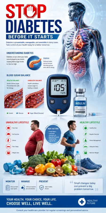 Stop DIABETES Before It Starts 4K wallpaper for desktop and mobile - Pixbee